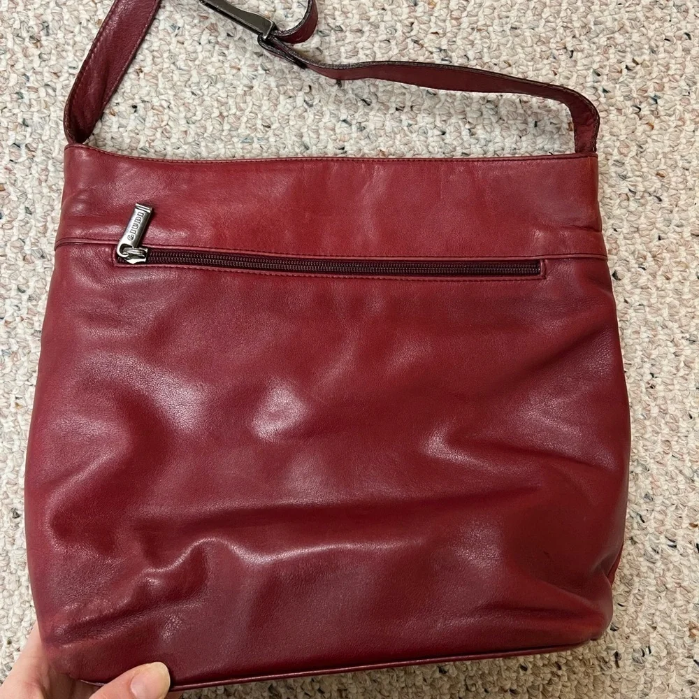 Giudi Vintage Italian Leather Red Bag
